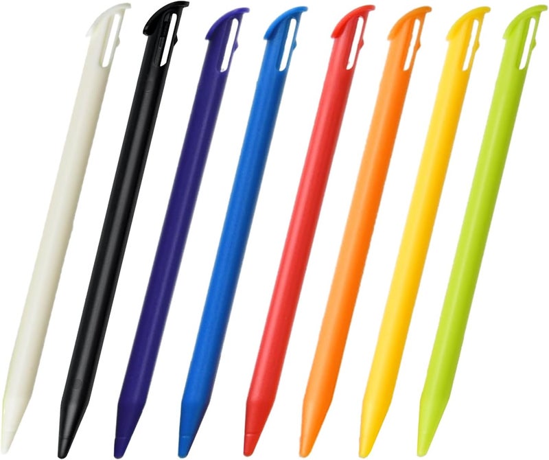 Mcbazel Stylus Pens for Nintendo New 3DS XL, Replacement Touch Screen Pens in Multi-Color, New 3DS XL Stylus Pen, Precise Control Stylus for Nintendo New 3DS XL (8 Pack) - Image 1